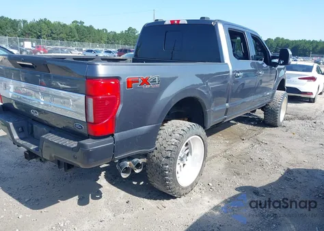 2020 Ford F-250 Platinum из США, поврежденный, VIN 1FT7W2BT1LEE75065